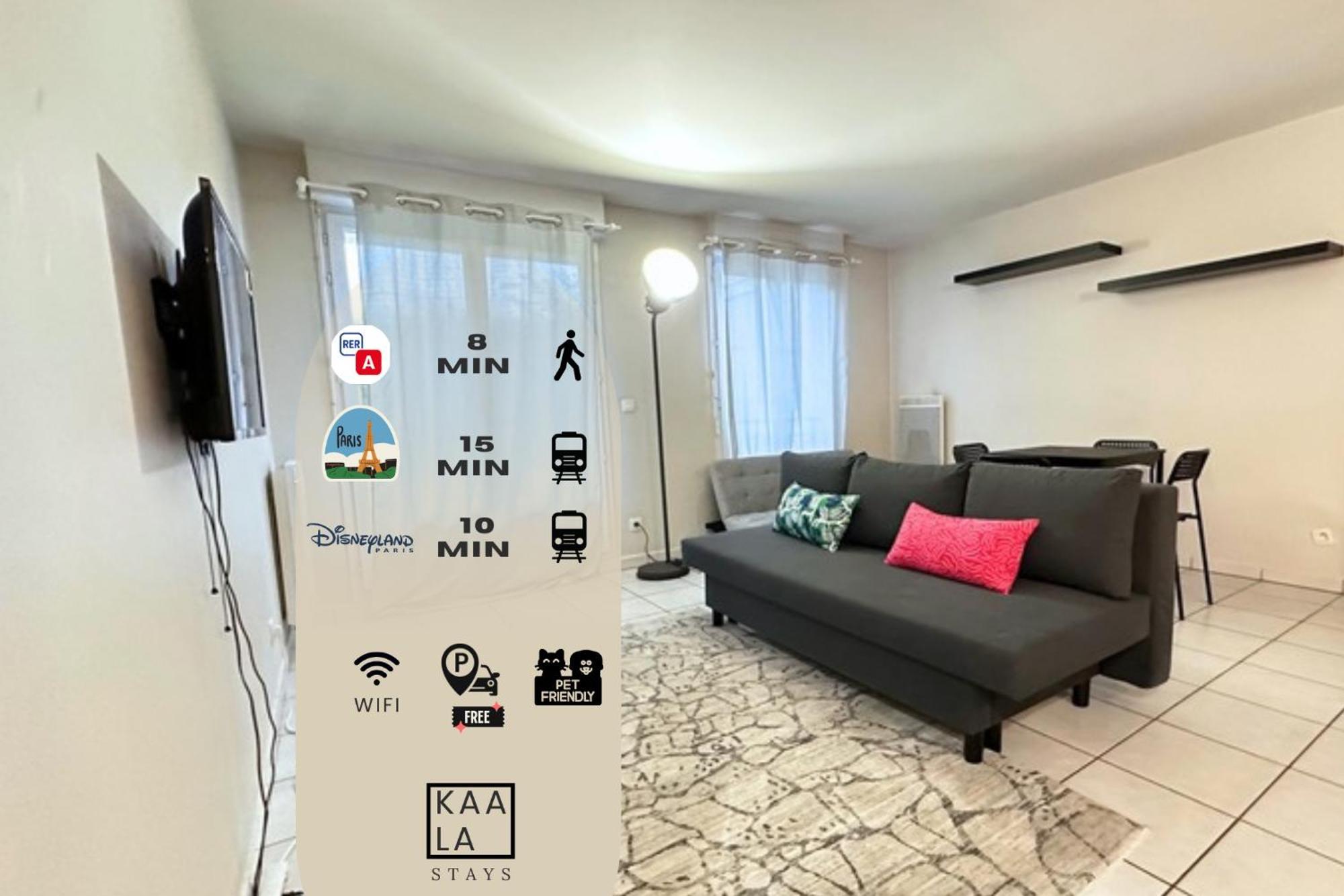 Kaala Stays - Apt Spacieux Paris-Disneyland Noisy-le-Grand Εξωτερικό φωτογραφία